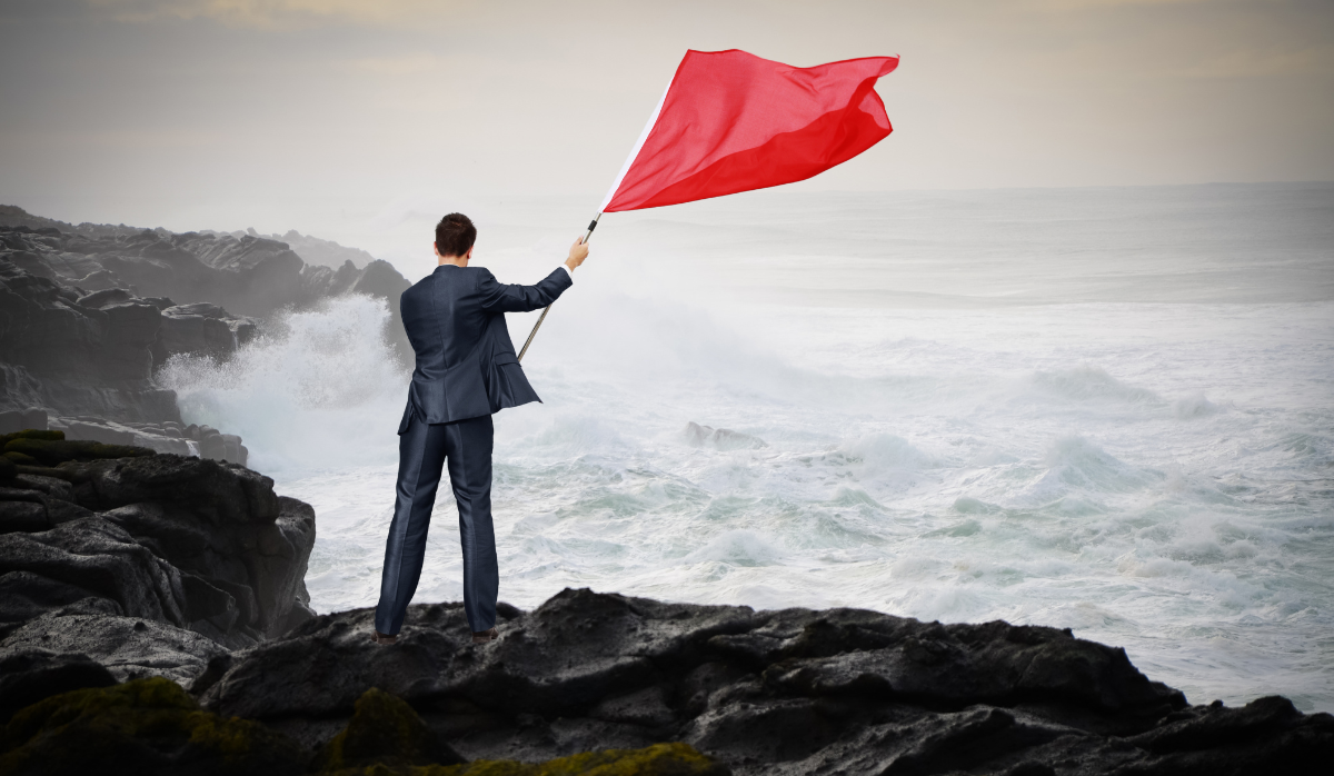 heavy call volume is a red flag in options