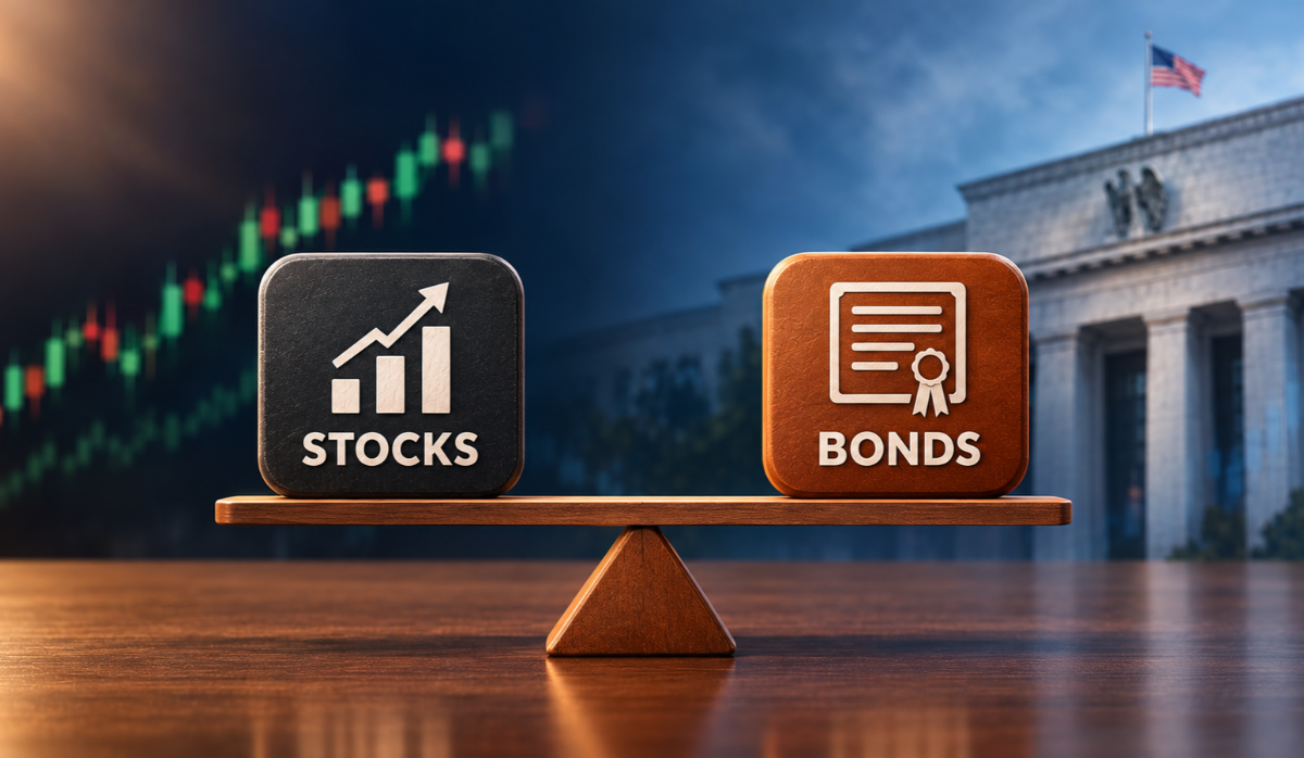 stocks vs bonds